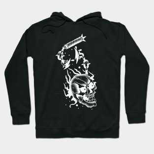 Gothic Skull Flail Chain Mace Hoodie